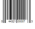 Barcode Image for UPC code 044321000073