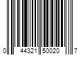 Barcode Image for UPC code 044321500207