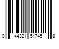 Barcode Image for UPC code 044321517458