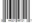 Barcode Image for UPC code 044321567217