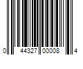 Barcode Image for UPC code 044327000084