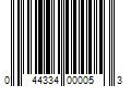 Barcode Image for UPC code 044334000053