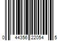 Barcode Image for UPC code 044356220545