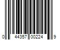 Barcode Image for UPC code 044357002249