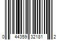 Barcode Image for UPC code 044359321812