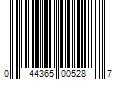 Barcode Image for UPC code 044365005287