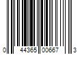 Barcode Image for UPC code 044365006673