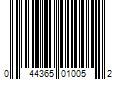 Barcode Image for UPC code 044365010052