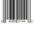 Barcode Image for UPC code 044365011448