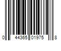 Barcode Image for UPC code 044365019758