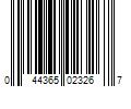 Barcode Image for UPC code 044365023267