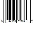 Barcode Image for UPC code 044365023847