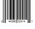 Barcode Image for UPC code 044365024141