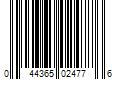 Barcode Image for UPC code 044365024776