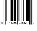 Barcode Image for UPC code 044365026527