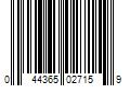 Barcode Image for UPC code 044365027159