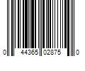 Barcode Image for UPC code 044365028750