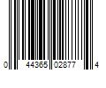 Barcode Image for UPC code 044365028774