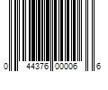 Barcode Image for UPC code 044376000066