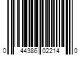 Barcode Image for UPC code 044386022140