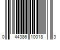 Barcode Image for UPC code 044386100183