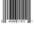 Barcode Image for UPC code 044386115101