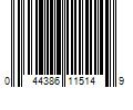 Barcode Image for UPC code 044386115149