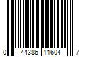 Barcode Image for UPC code 044386116047