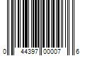 Barcode Image for UPC code 044397000076