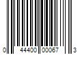 Barcode Image for UPC code 044400000673