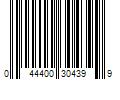 Barcode Image for UPC code 044400304399