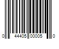 Barcode Image for UPC code 044405000050