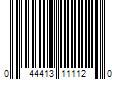 Barcode Image for UPC code 044413111120