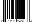 Barcode Image for UPC code 044414000072