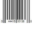 Barcode Image for UPC code 044415001368