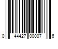 Barcode Image for UPC code 044427000076