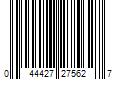 Barcode Image for UPC code 044427275627