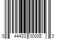 Barcode Image for UPC code 044433000053