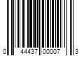 Barcode Image for UPC code 044437000073