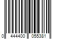 Barcode Image for UPC code 0444400055381