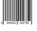 Barcode Image for UPC code 0444422002752