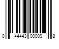 Barcode Image for UPC code 044443000098