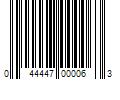 Barcode Image for UPC code 044447000063