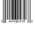 Barcode Image for UPC code 044476047268