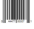 Barcode Image for UPC code 044477000071