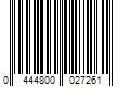 Barcode Image for UPC code 0444800027261