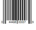 Barcode Image for UPC code 044486000079