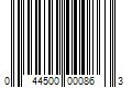 Barcode Image for UPC code 044500000863