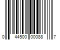 Barcode Image for UPC code 044500000887