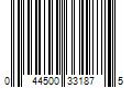 Barcode Image for UPC code 044500331875